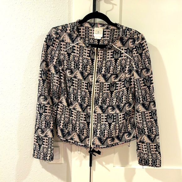 Anthropologie Jackets & Blazers - Anthropologie raw edge pattern jacket by Hei Hei